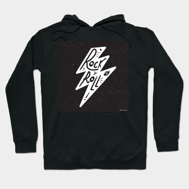 Rock & Roll Space Hoodie by AME_Studios